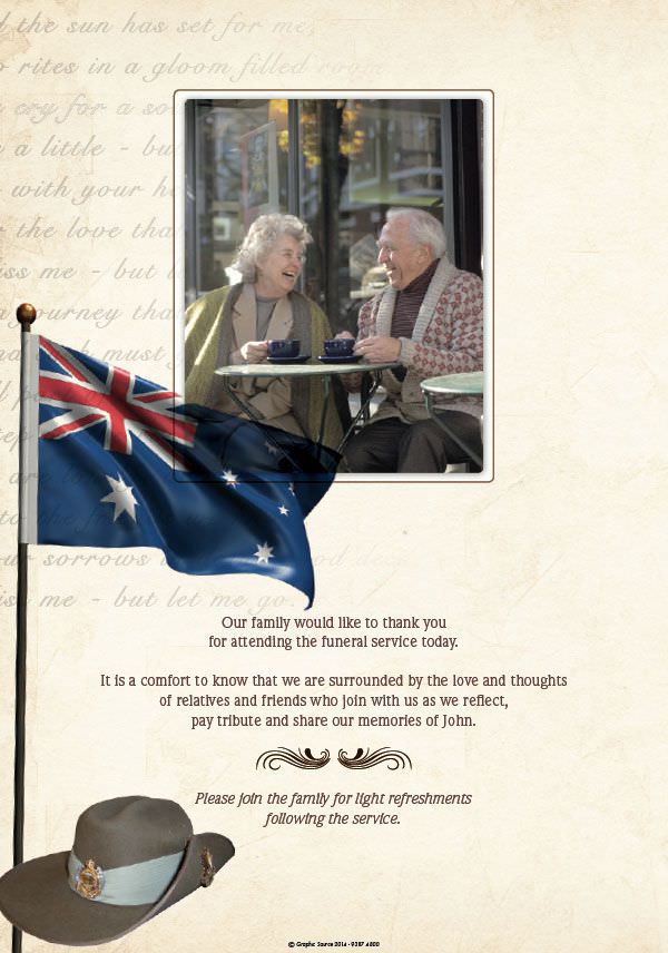 order of service