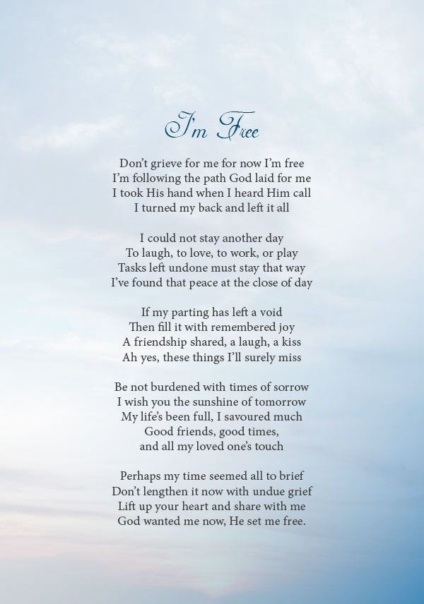 order of service